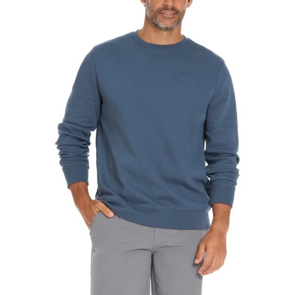 NEW Hurley Mens M Blue Crewneck Sweatshirt - Picture 1 of 10